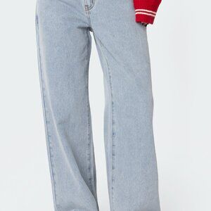 Edikted Light Blue Women Jeans